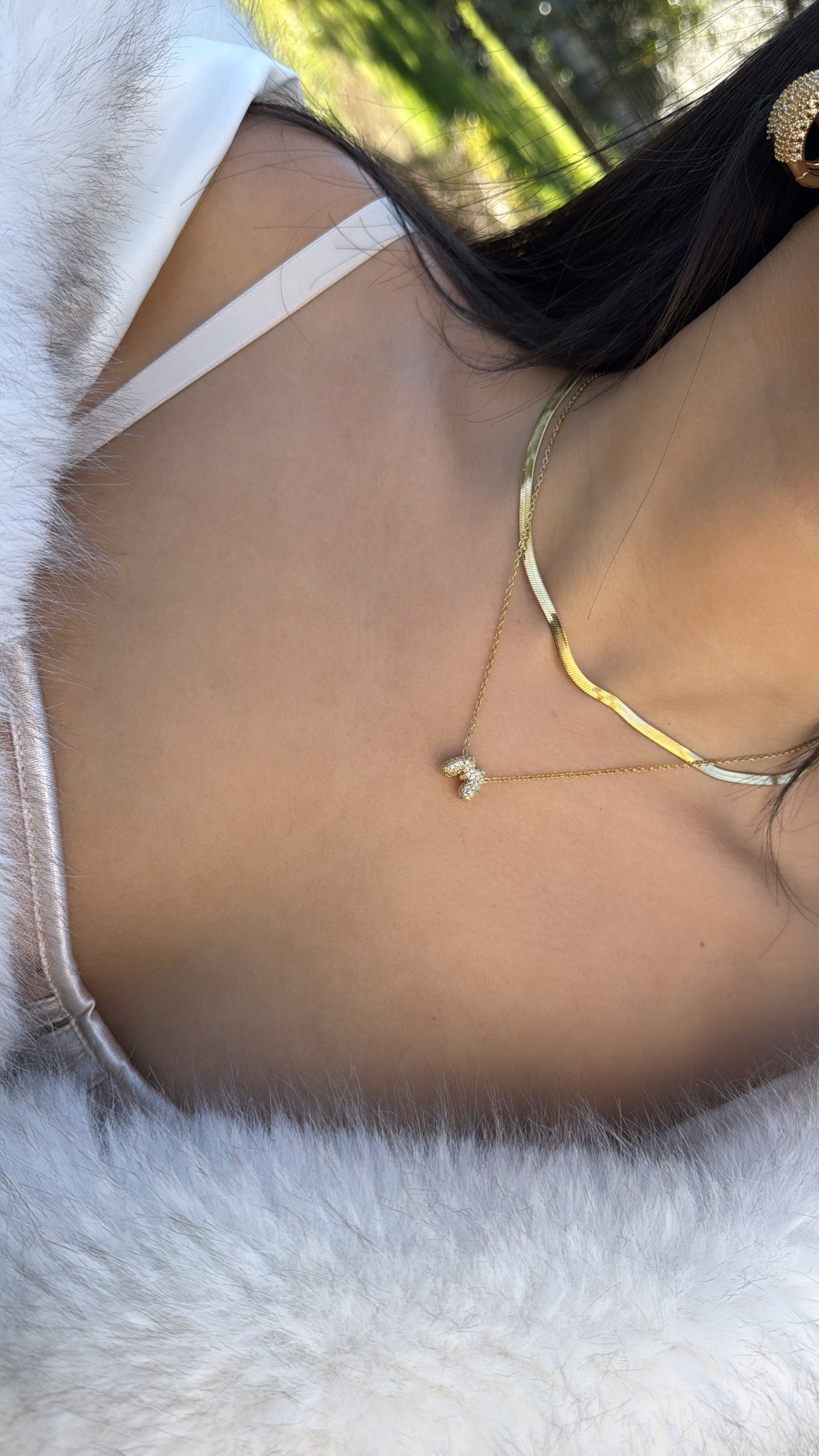 Collana BUBBLE INIZIALE REVERSIBILE