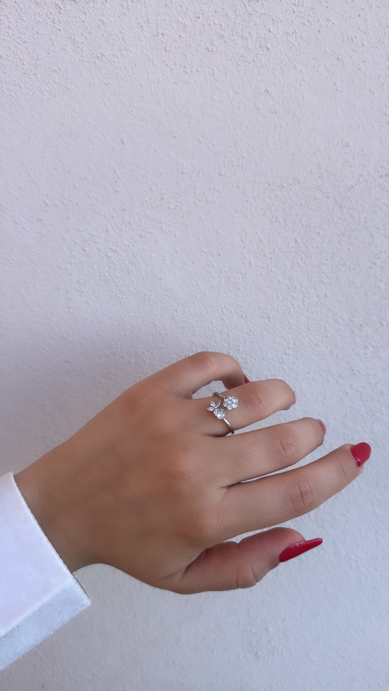Anello mini fiore