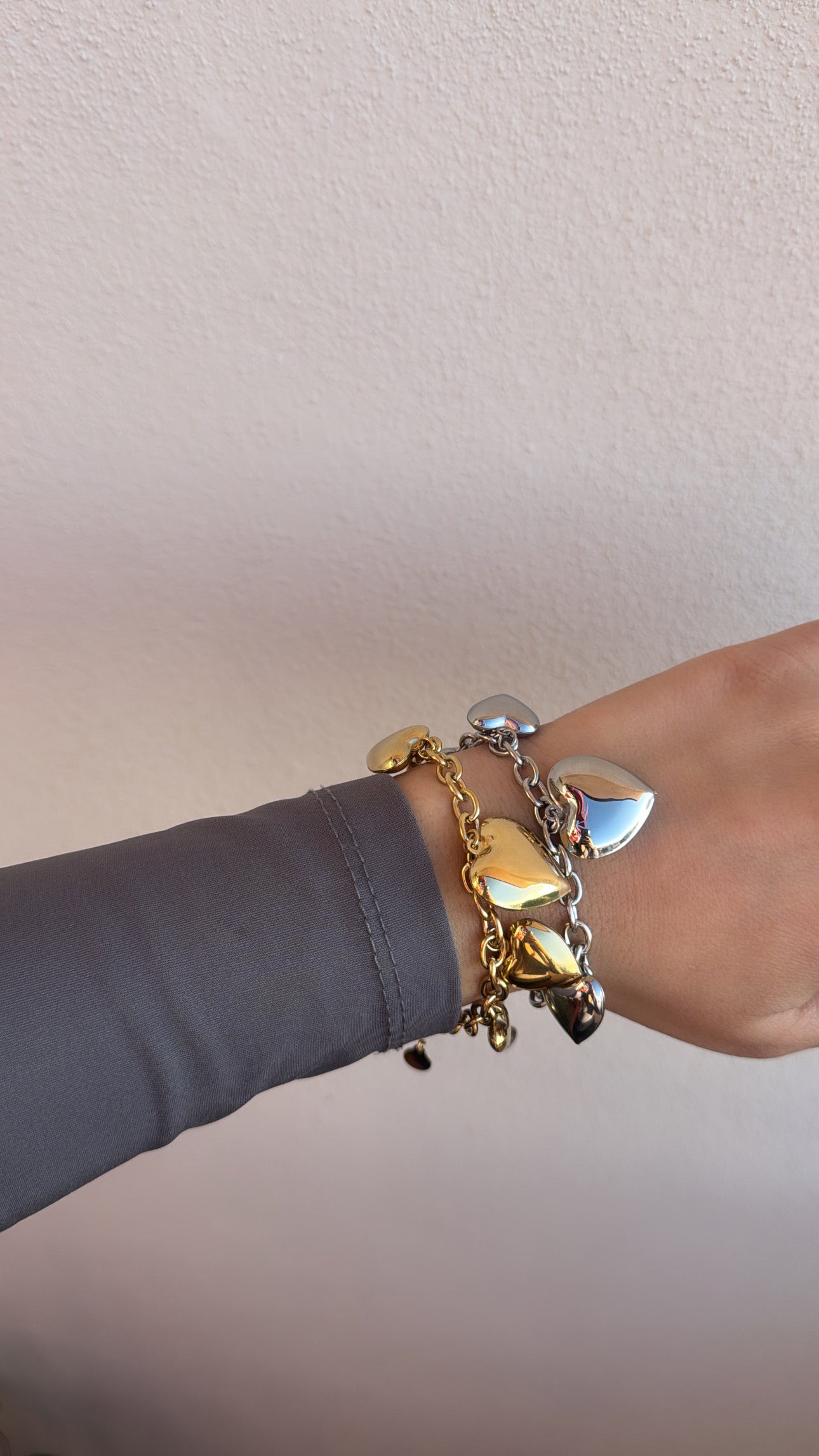 Bracciali cuore sonaglio