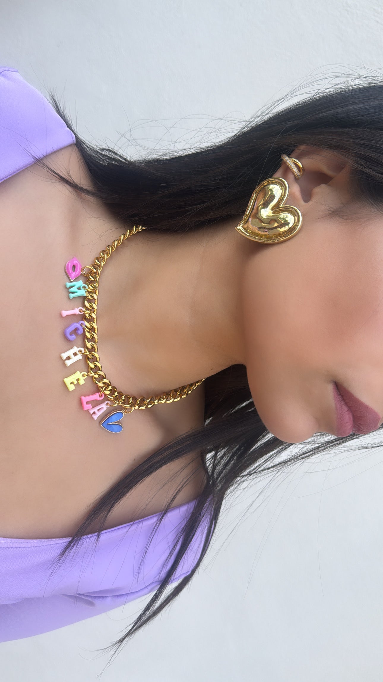 Collana name multicolor