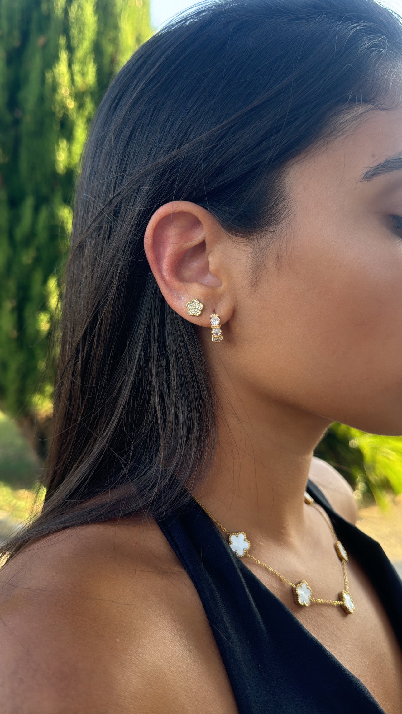 Orecchini strass