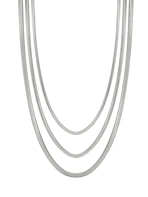 Collana snake tripla