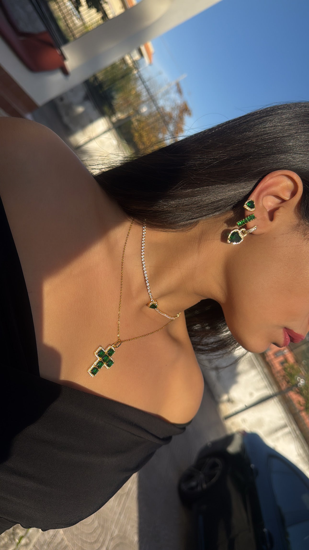 Orecchini green