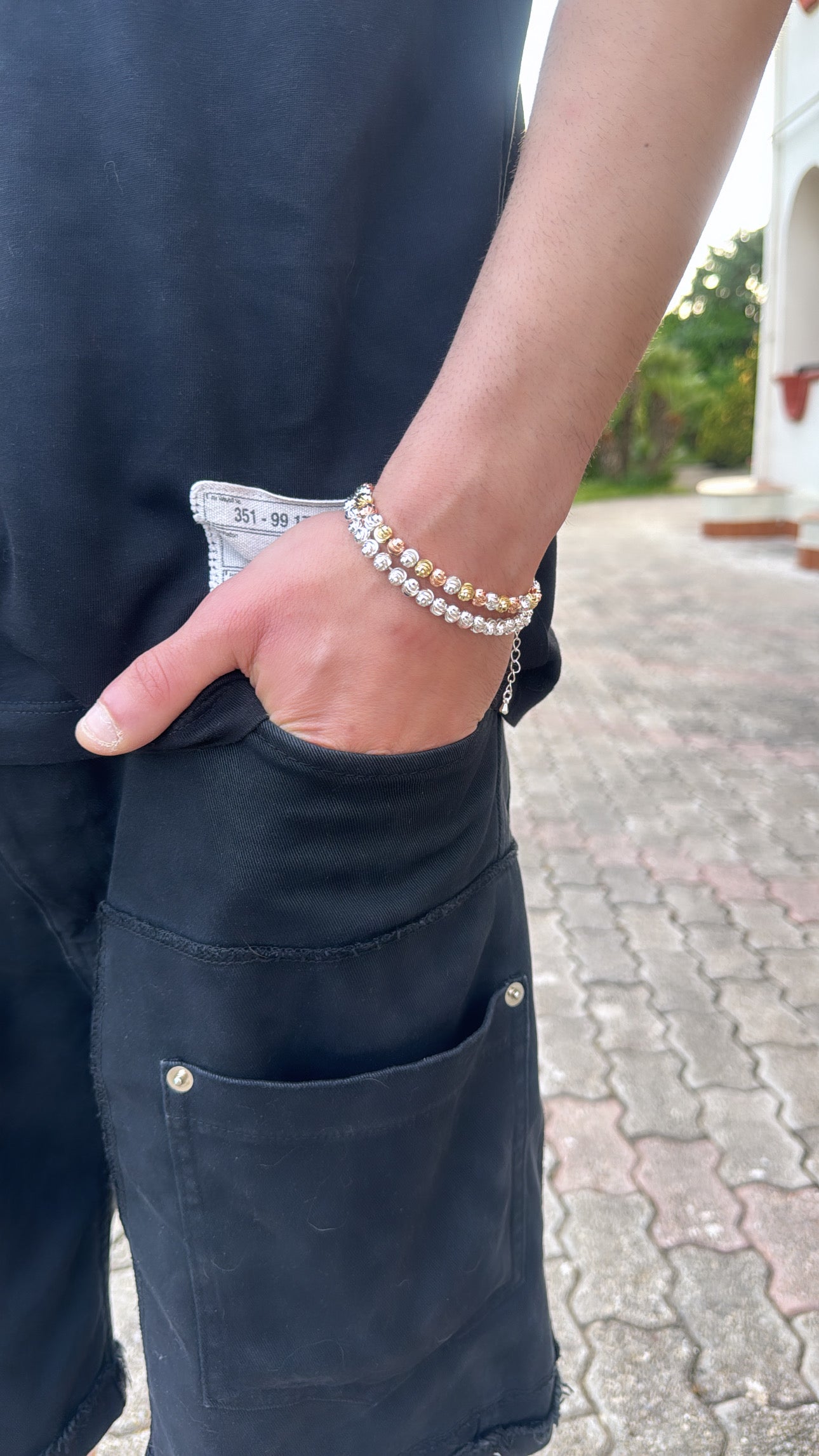 Bracciale pallini unisex
