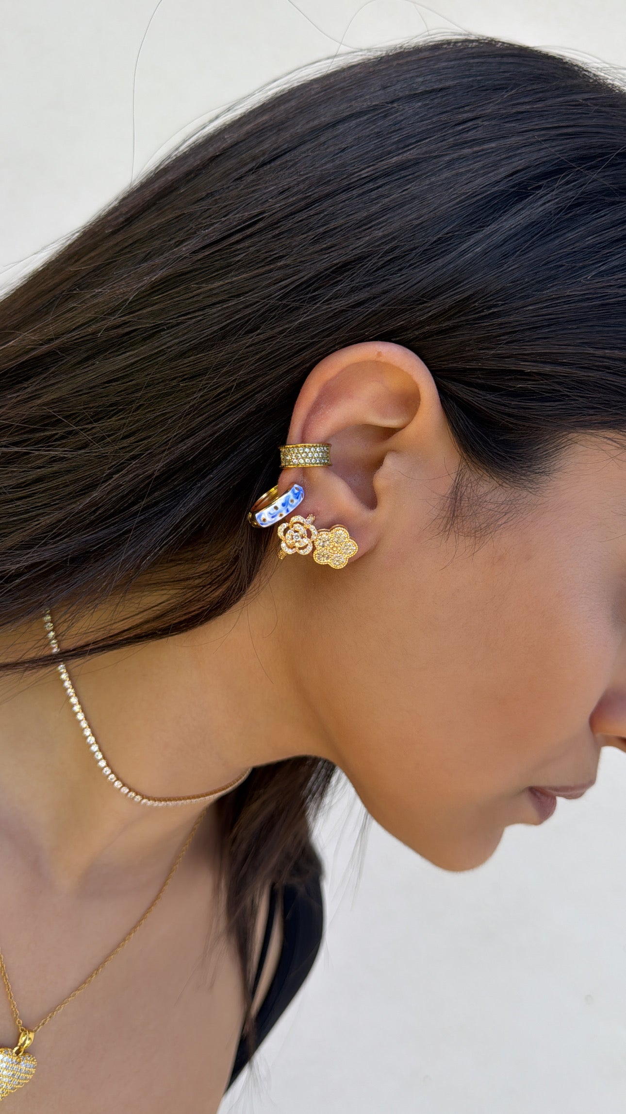 Ear cuff fascia