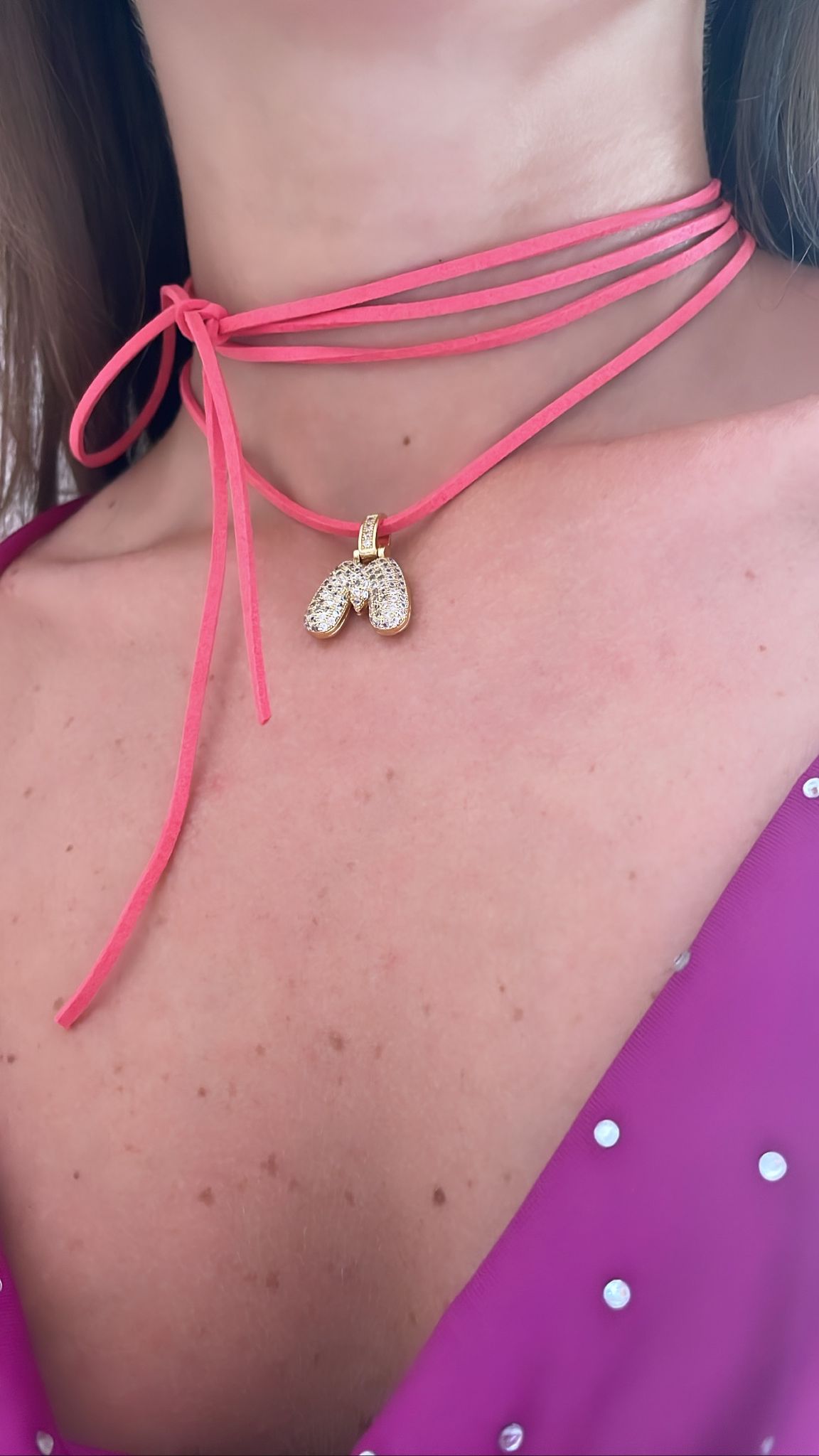 Collana filo multicolor
