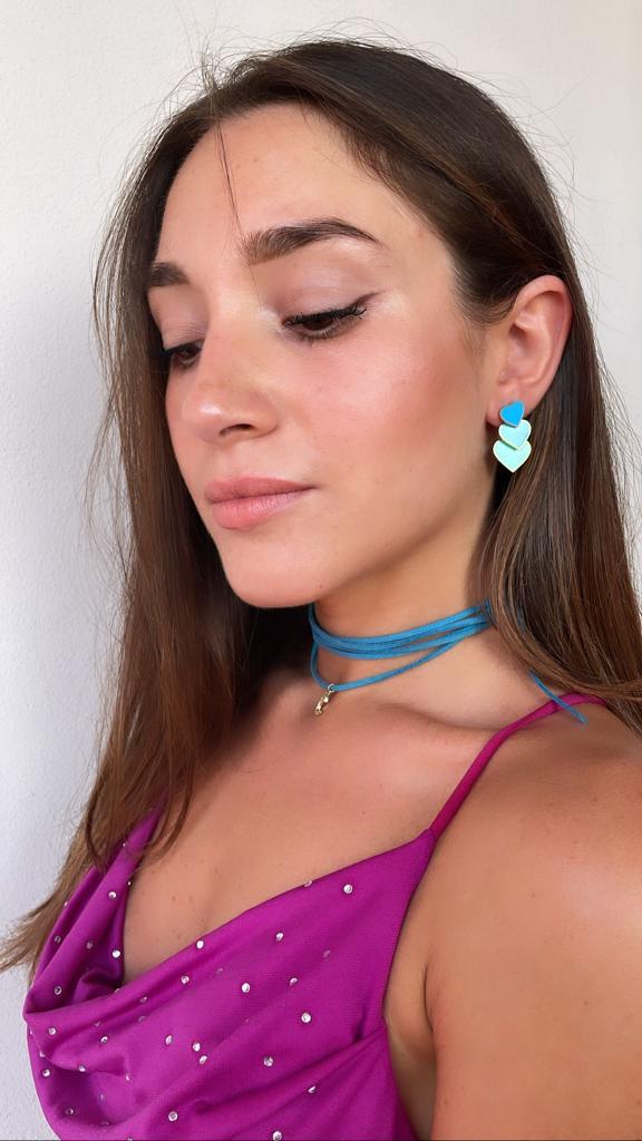 Collana filo multicolor