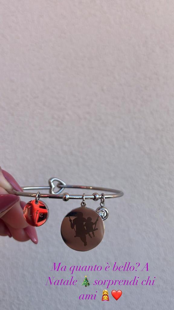 Bracciale dedica d'amore da incidere