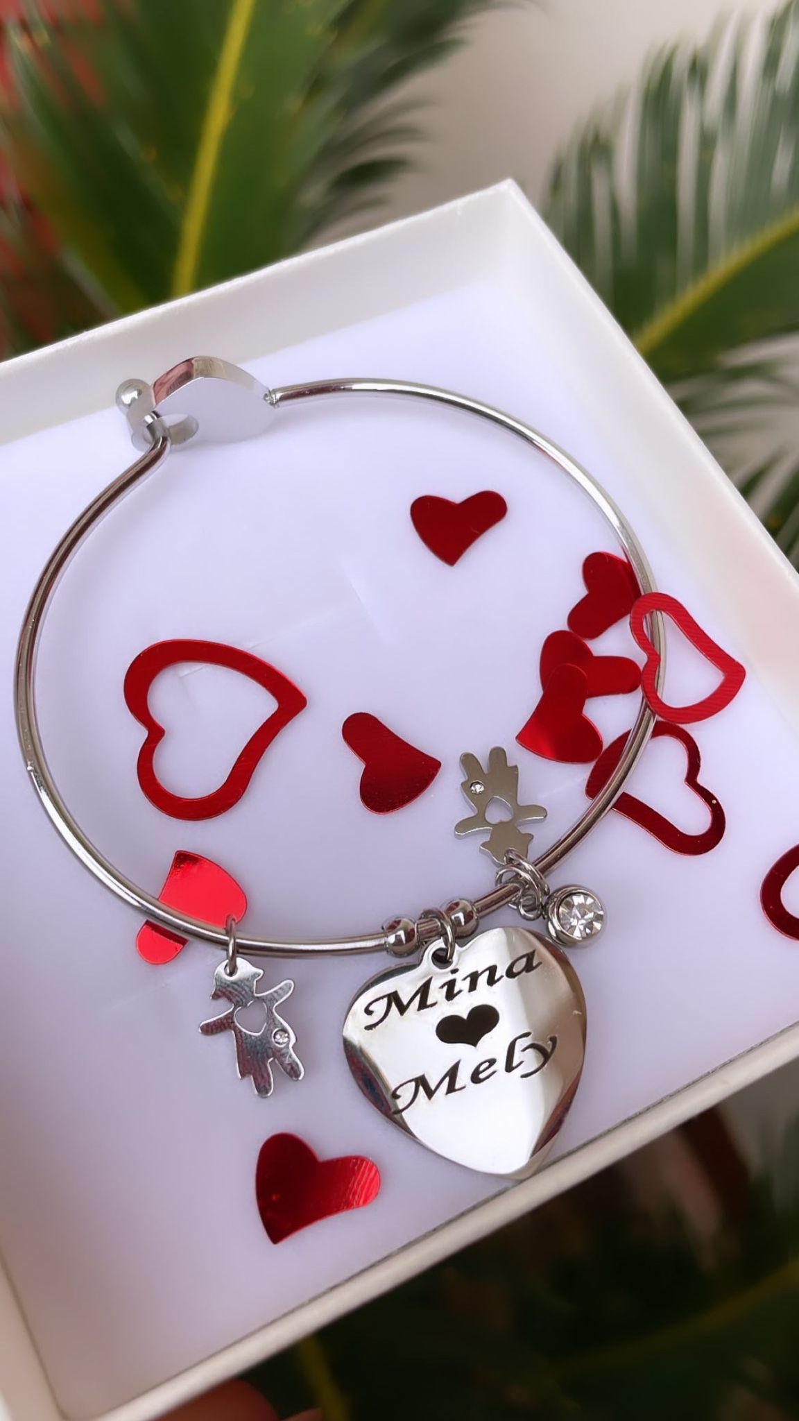 Bracciale dedica d'amore da incidere
