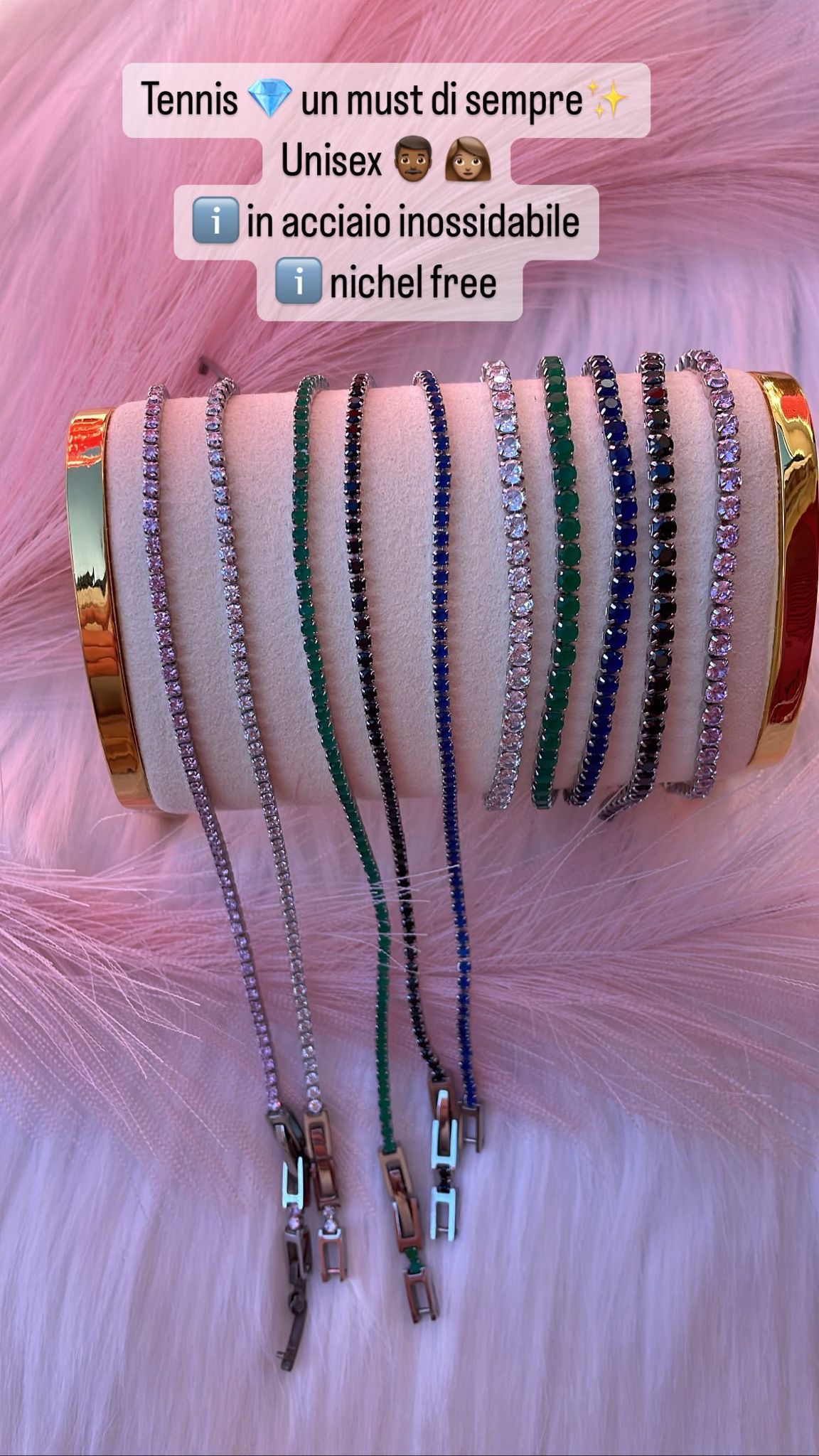 Bracciale tennis doppio