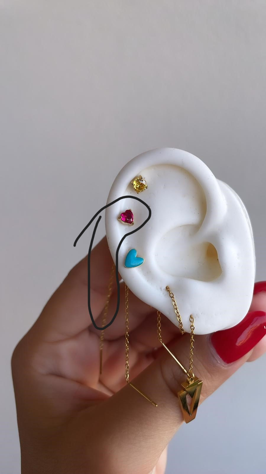 Sali/scendi heart mini