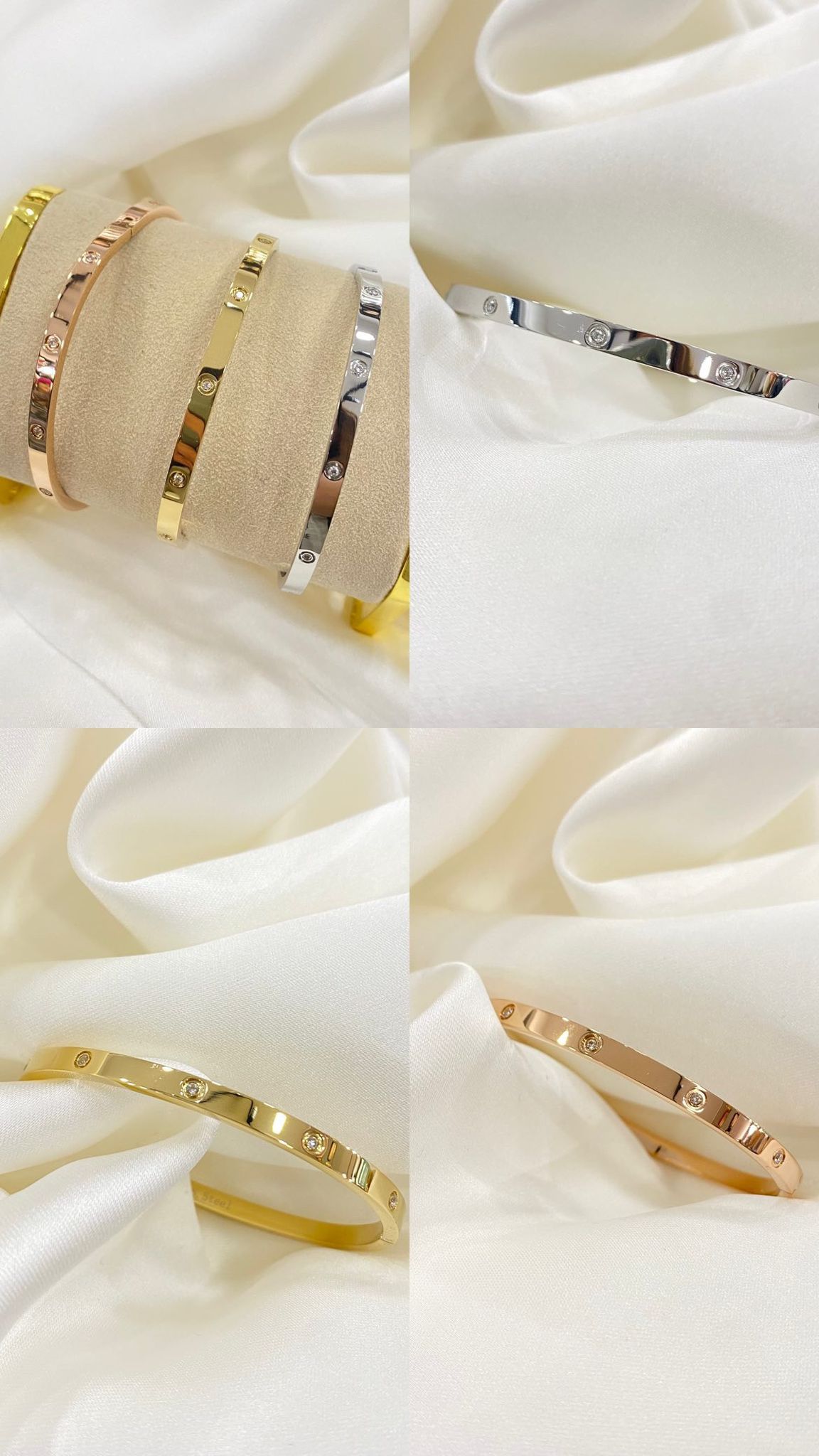 Bracciale lux con brillantini