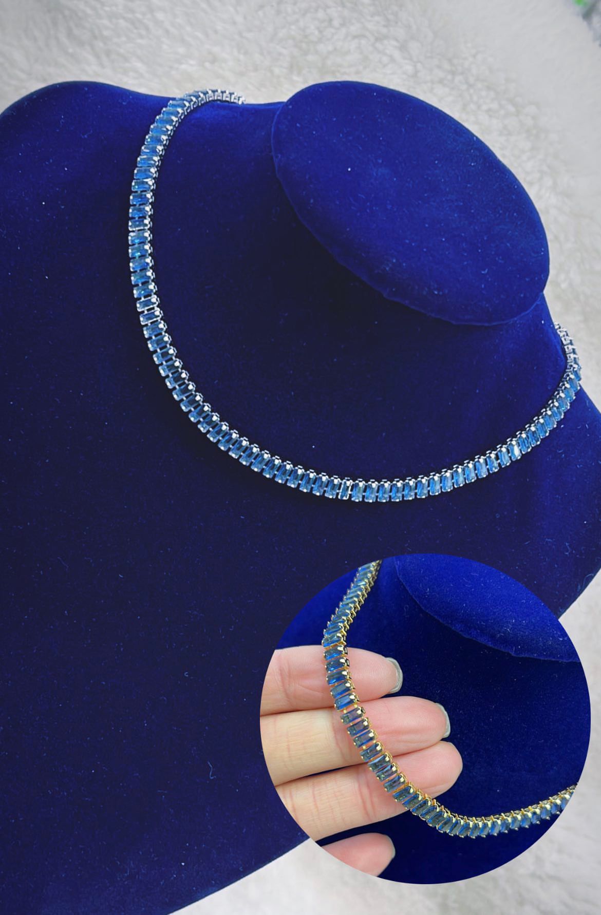 Collana baguette