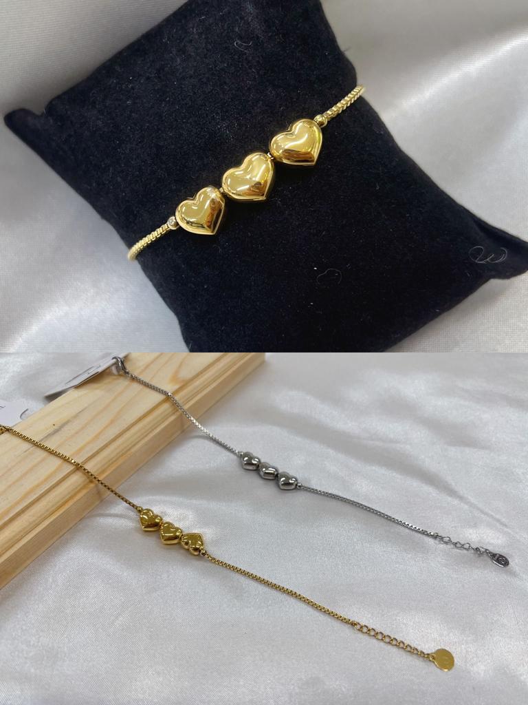 Bracciale three hearts