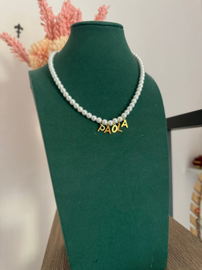 Collana nome&perle Classic