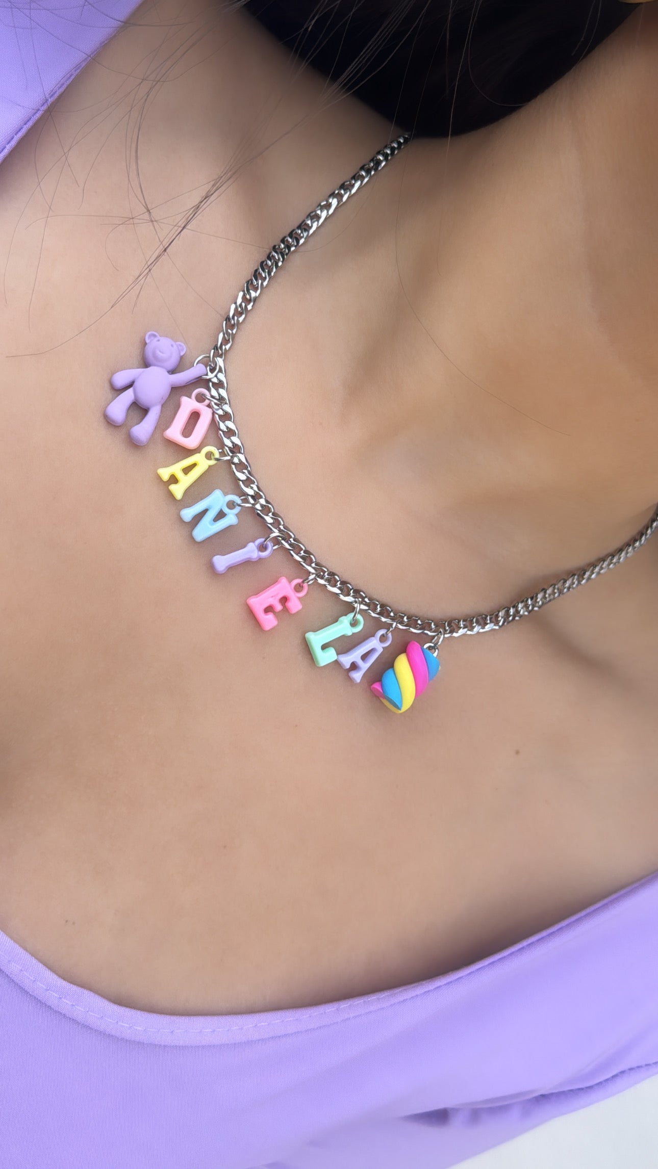 Collana name multicolor