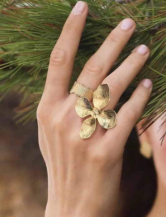 Anello flower 2