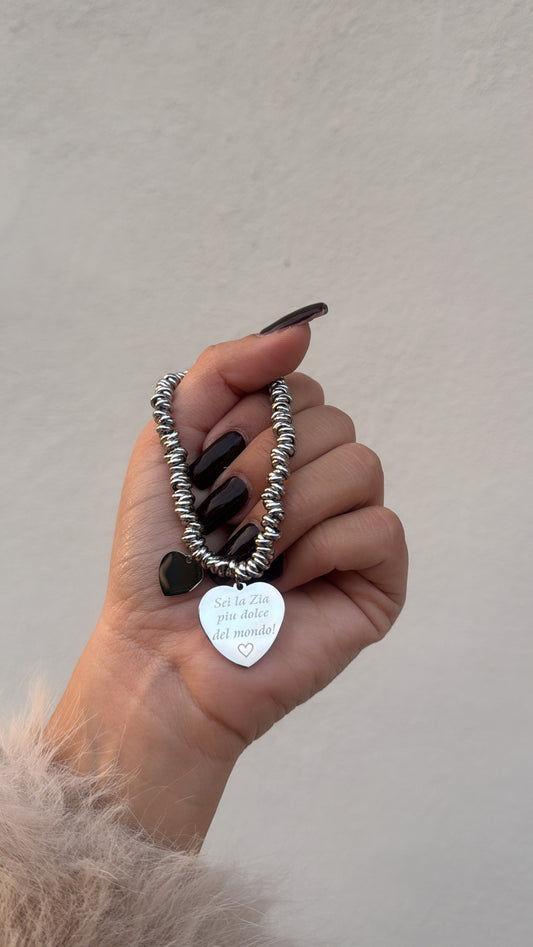 Bracciale sei la zia più dolce del mondo