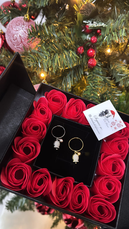 Anello campana + confezione regalo natalizia