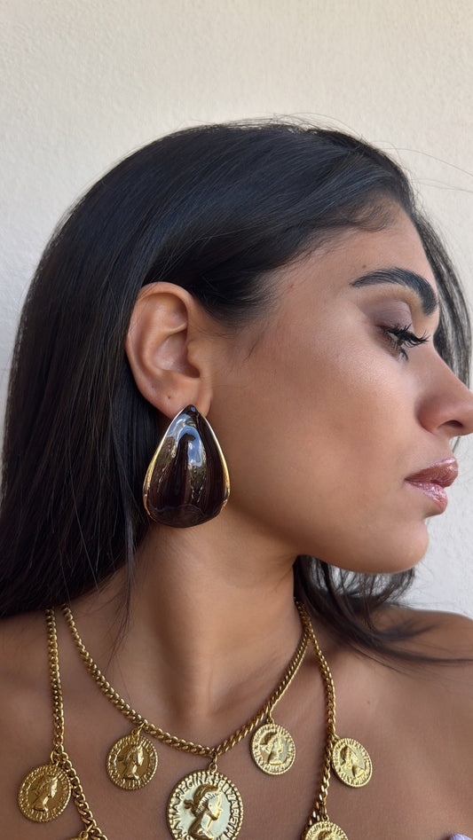 Orecchini brown