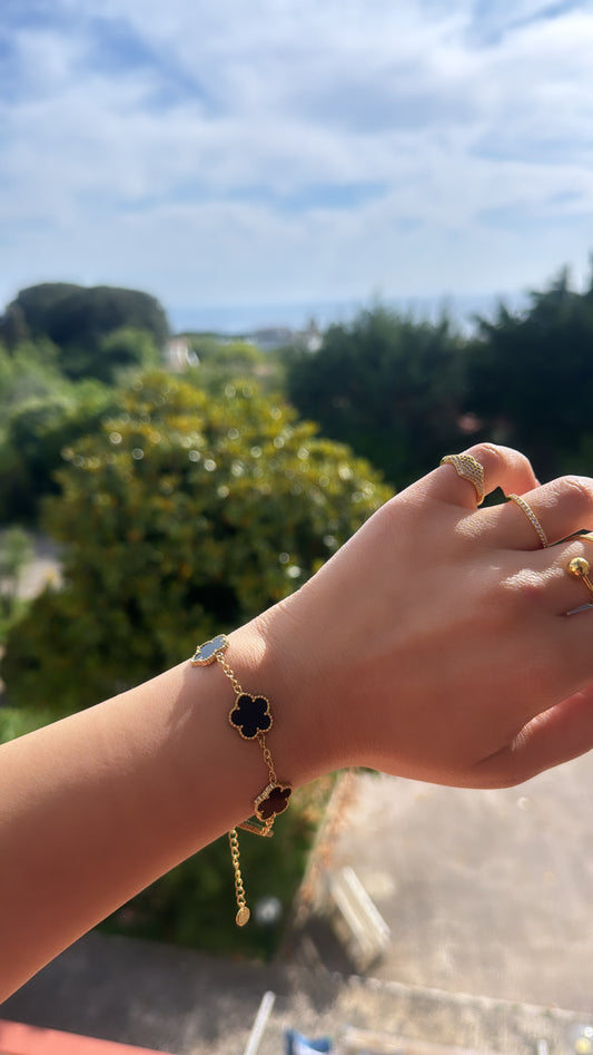 Bracciale quadrifogli