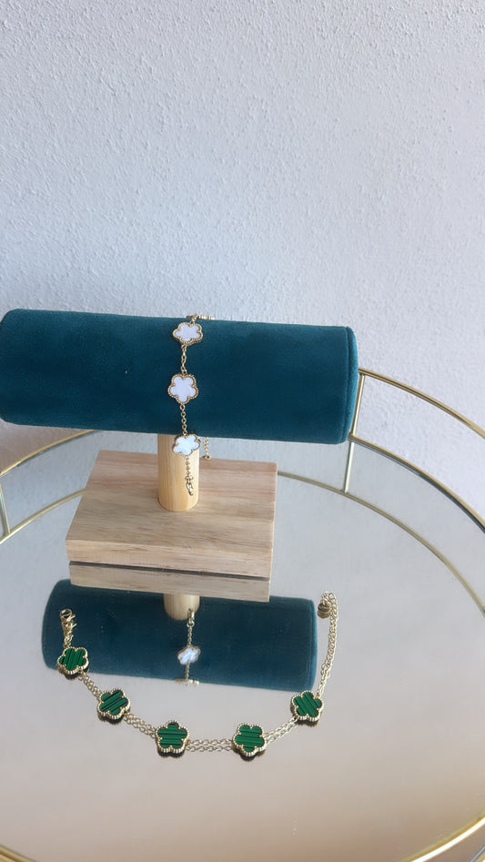Bracciale quadrifogli