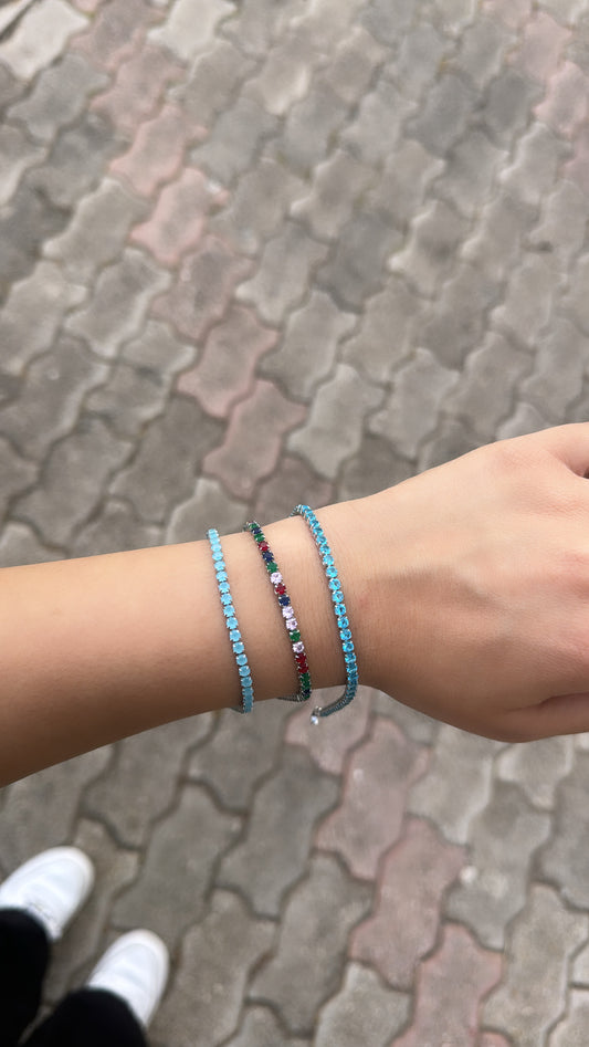 Bracciale tennis doppio