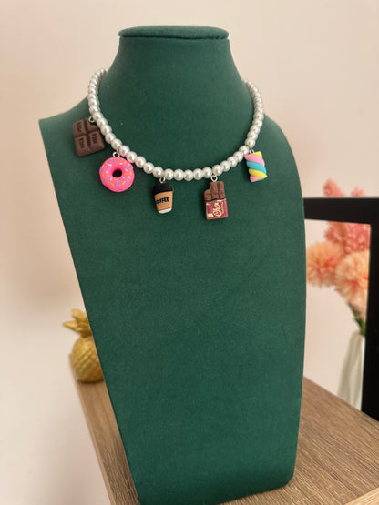 Collana Barcellona medium perle