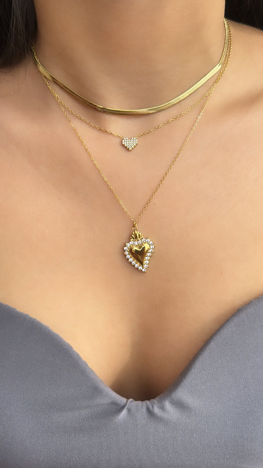 Collana cuore sacro new