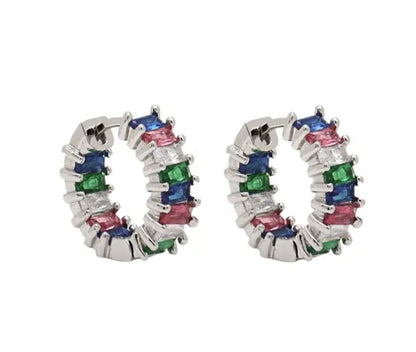 Orecchini mini diamanti