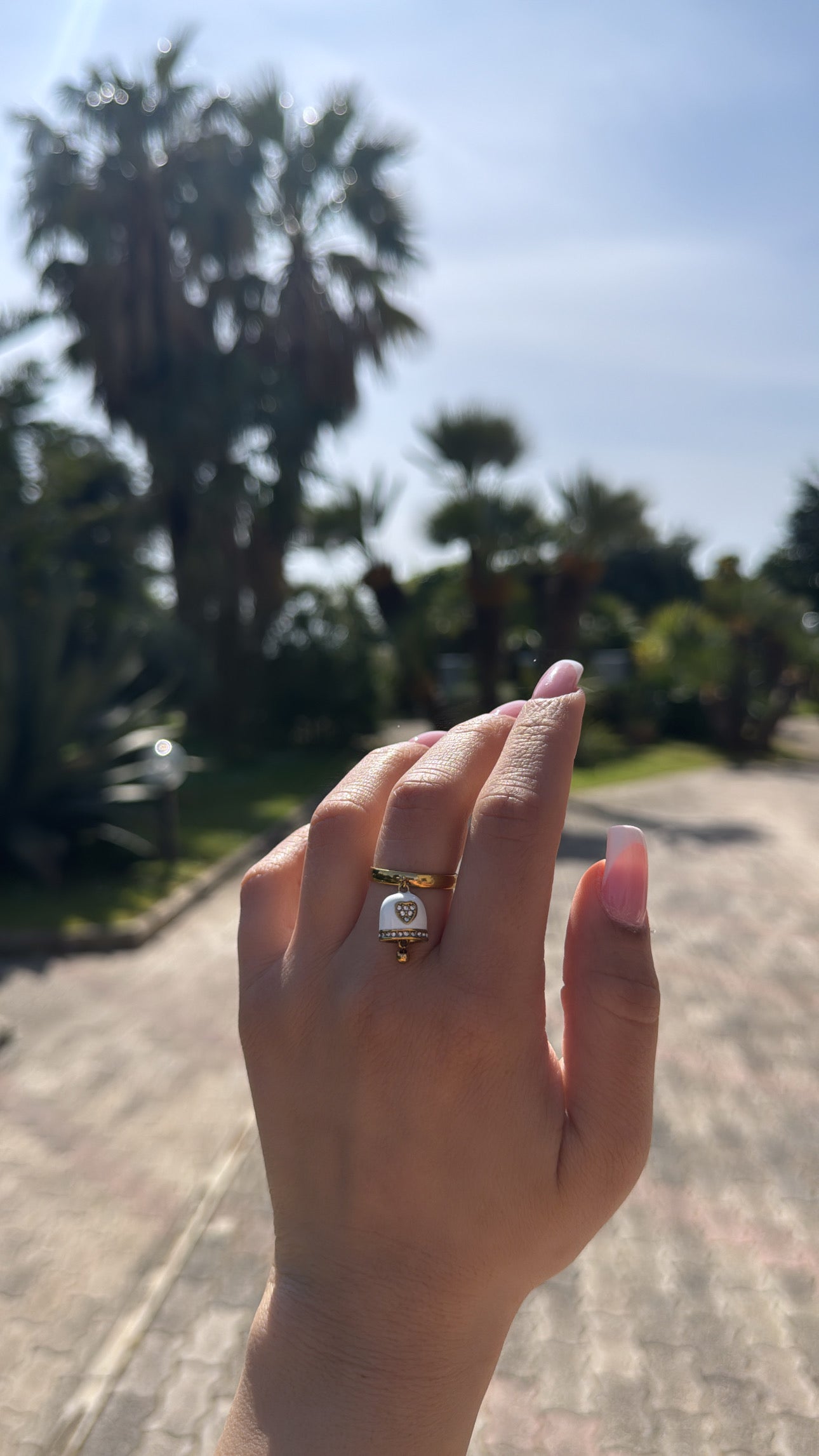 Anello campana smaltata