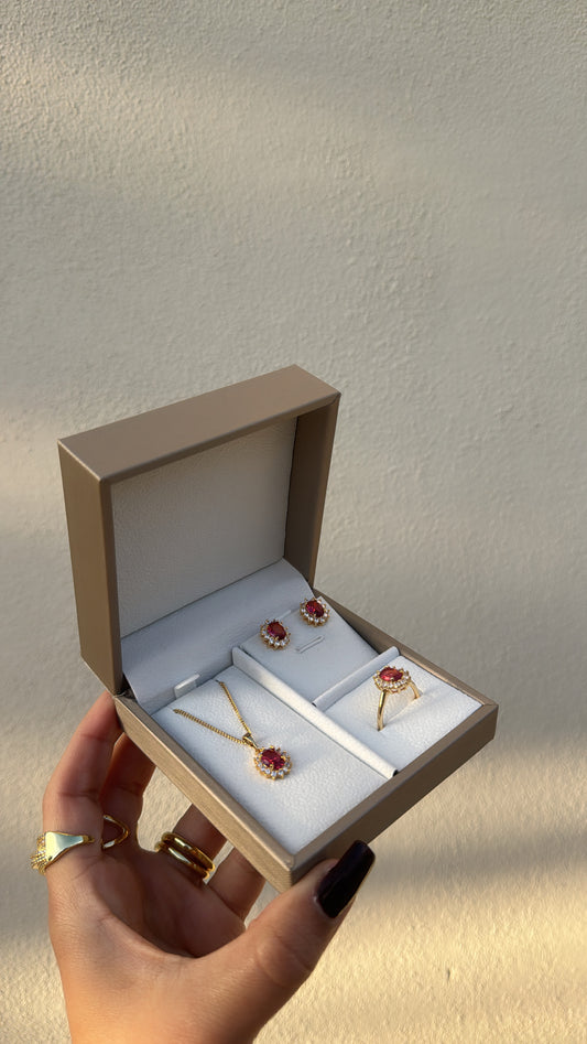 Set kate red con confezione