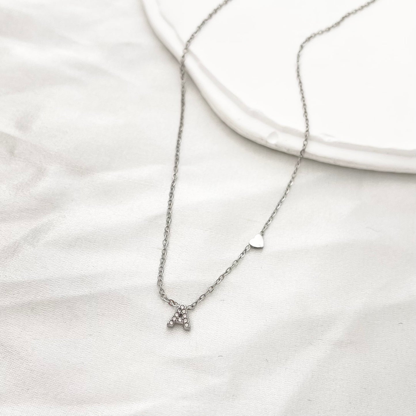 Collana lettera del cuore