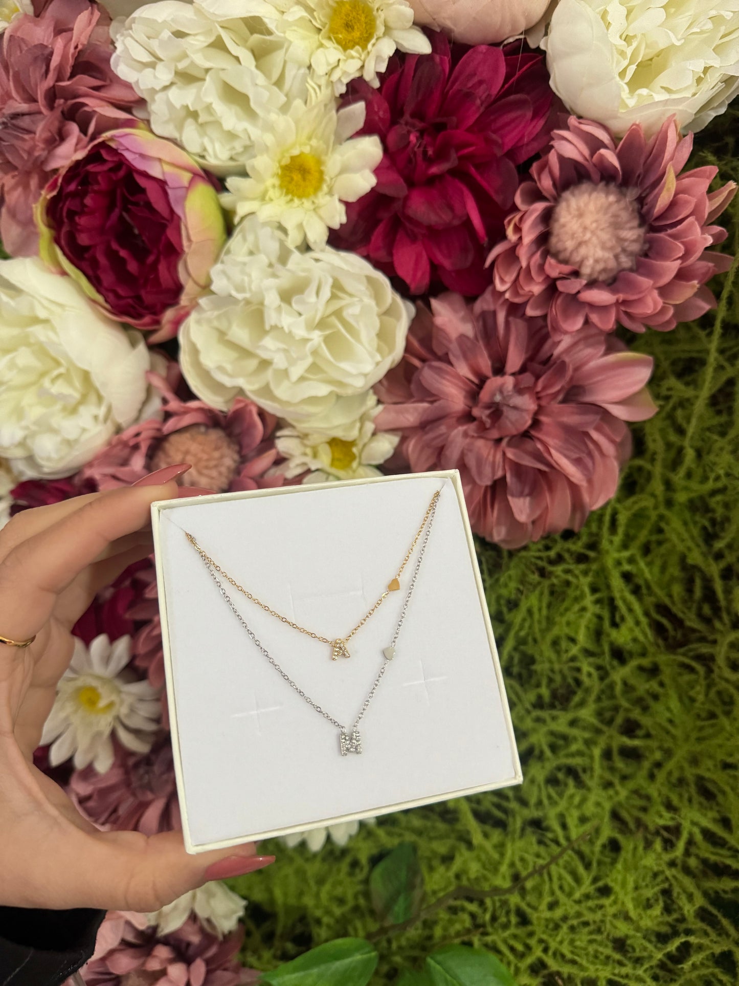 Collana lettera del cuore