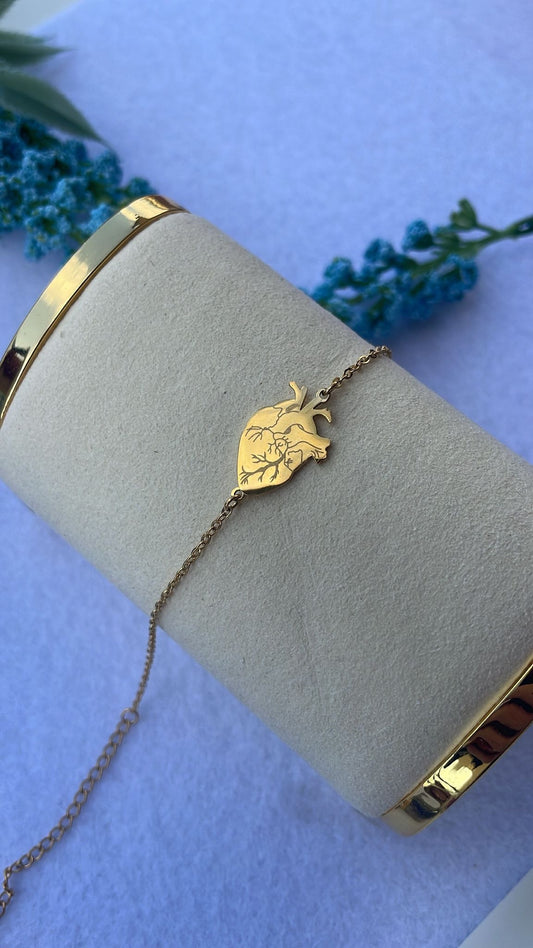 Bracciale cuore anatomico