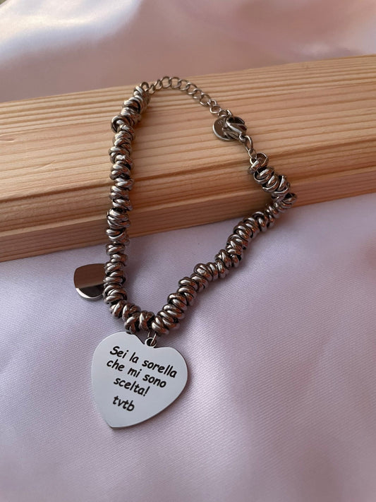 Bracciale sei la sorella che mi sono scelta