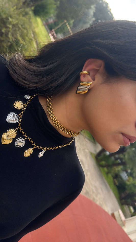 Ear cuff rigatoni