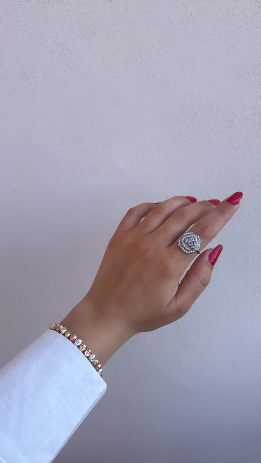 Anello Amelia acciaio