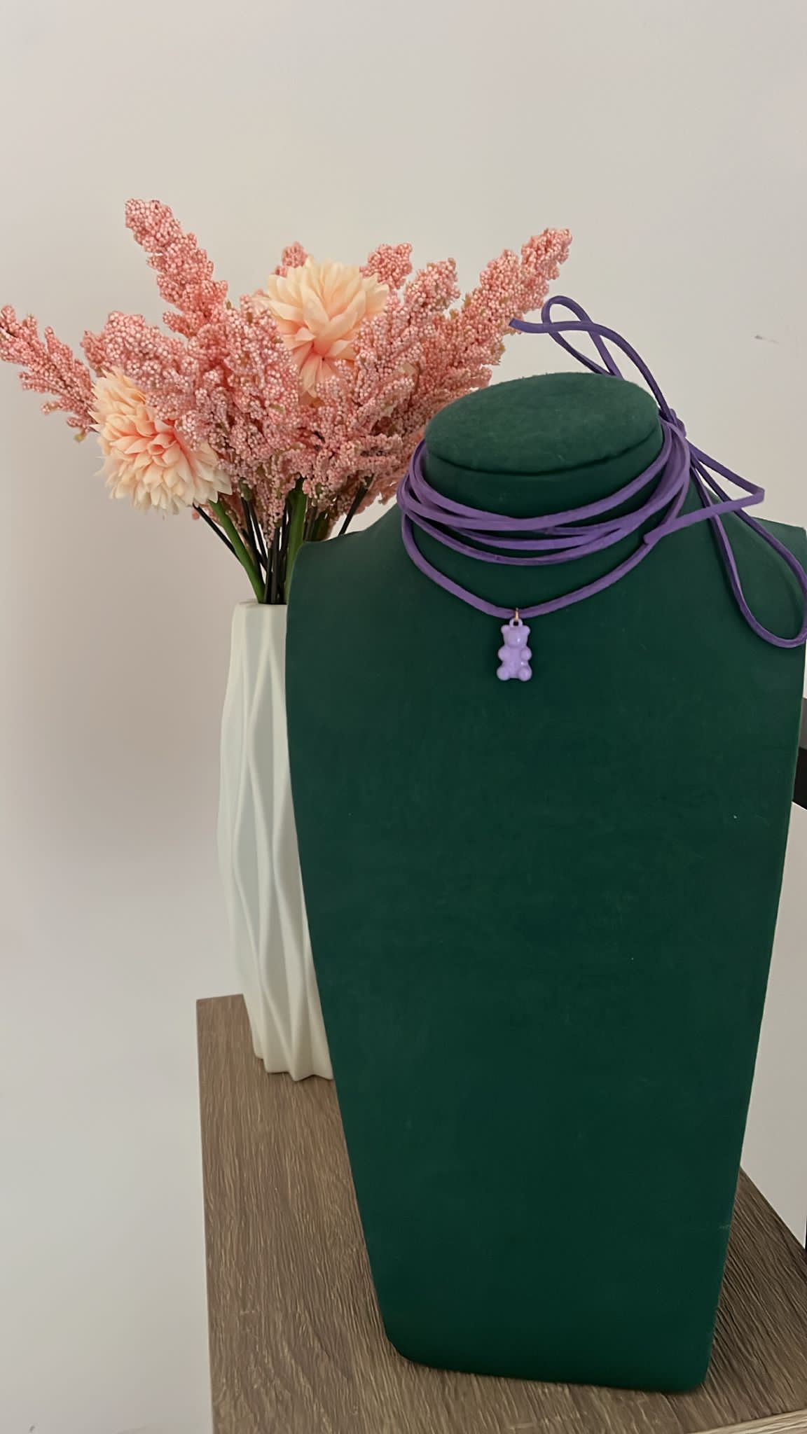 Collana filo multicolor con teddy in SPECIAL PRICE