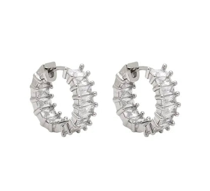 Orecchini mini diamanti