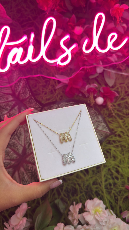 Collana lettera del cuore new