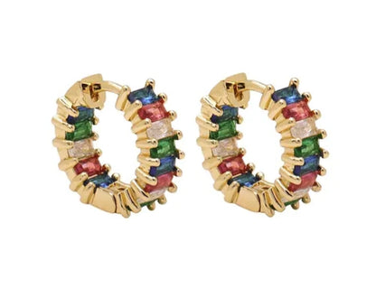 Orecchini mini diamanti
