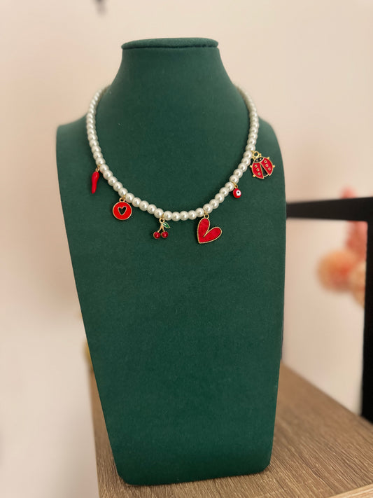 Collana Ibiza medium perle