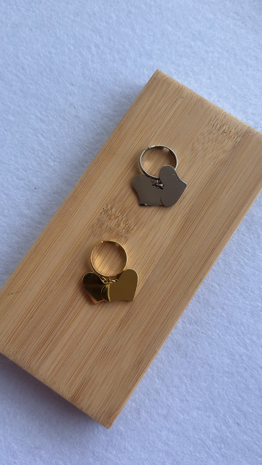 Anello doppio cuore