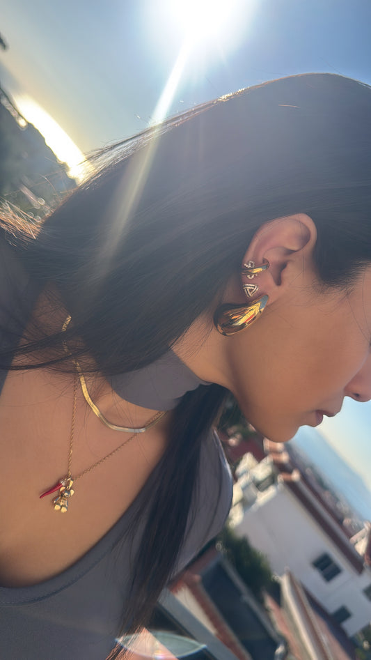 Ear cuff liscio grande