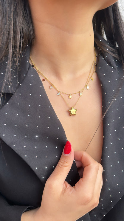 Collana multi stelle