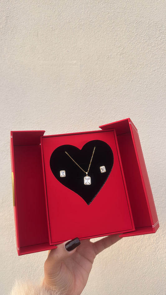 Confezione principessa + collana + orecchini a scelta