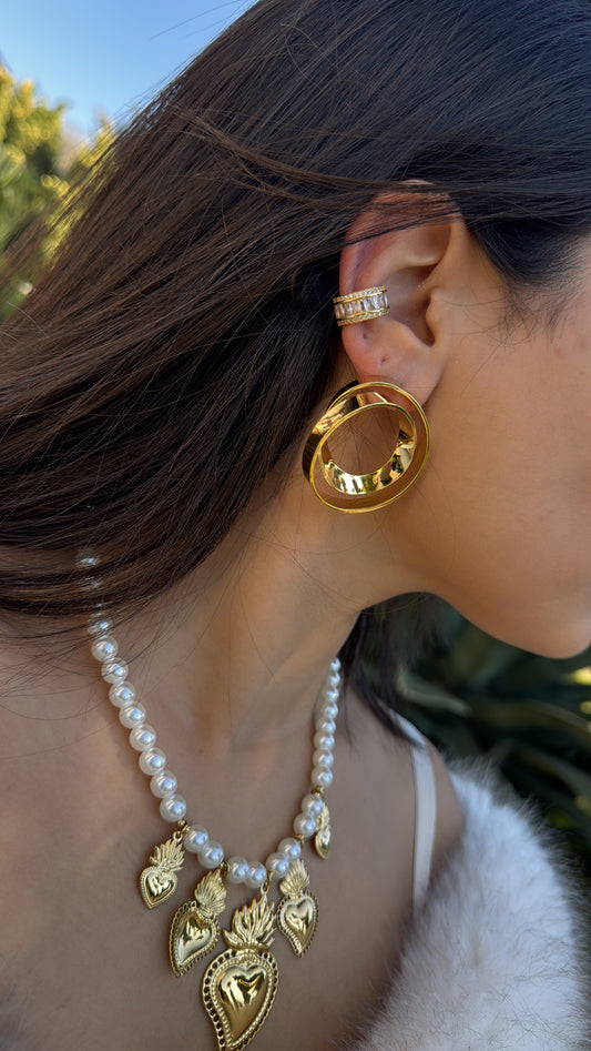 Ear cuff fascia