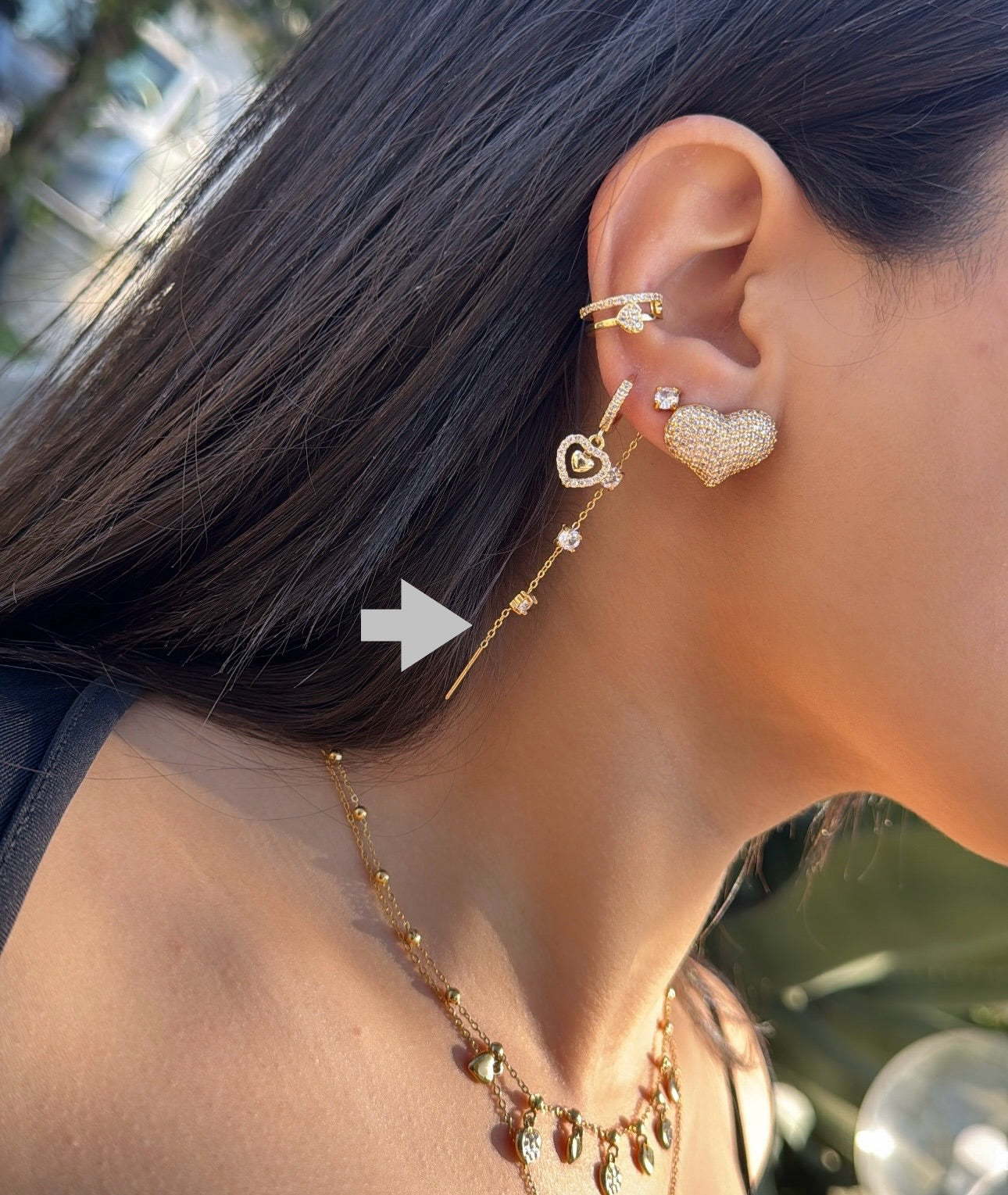 Orecchini argento fra le stelle