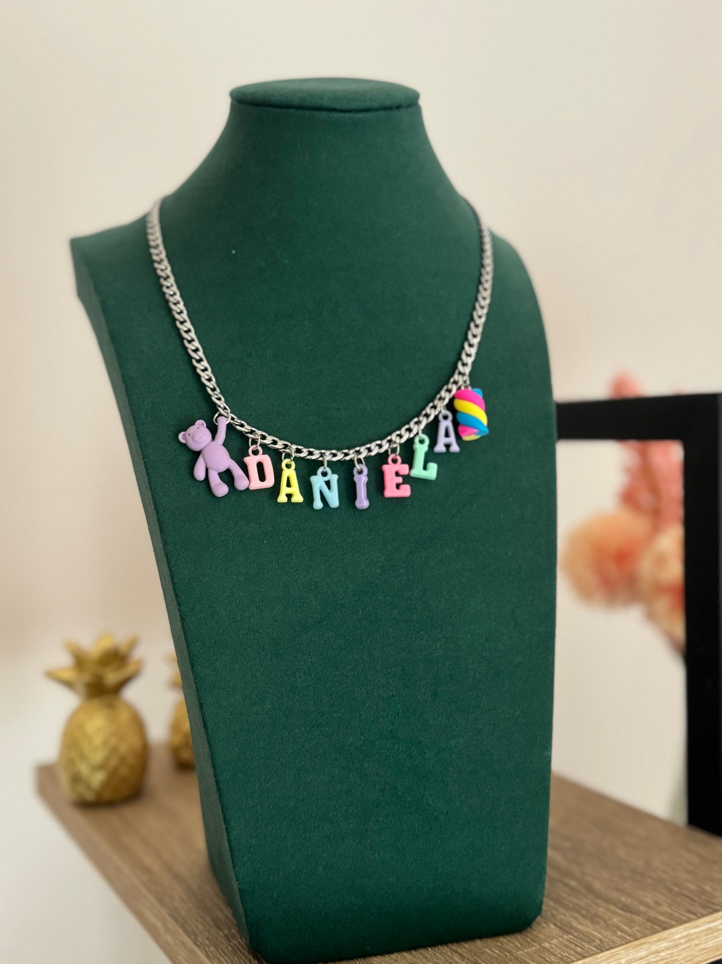 Collana name multicolor